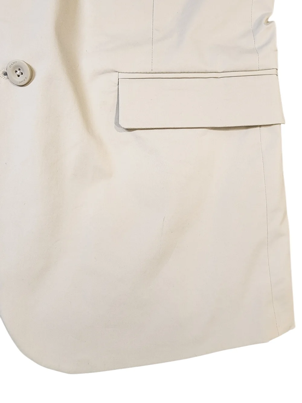 DKNY Men's Beige Two-Button Blazer Jacket Size Medium